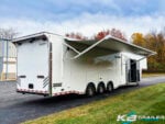 2026 Haulmark Edge 44' Race Car Trailer w/ Bathroom Equipped with Weekend Race Ready Options - Image 3