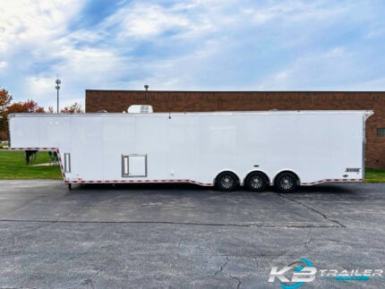 2026 Haulmark Edge 44' Race Car Trailer w/ Bathroom Equipped with Weekend Race Ready Options — photo 6
