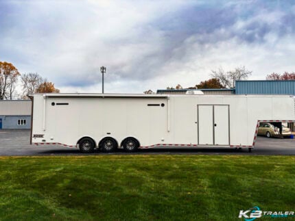2026 Haulmark Edge 44' Race Car Trailer w/ Bathroom Equipped with Weekend Race Ready Options — photo 5