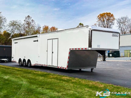 2026 Haulmark Edge 44' Race Car Trailer w/ Bathroom Equipped with Weekend Race Ready Options — photo 4