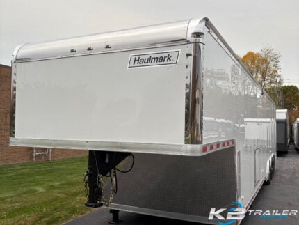 2026 Haulmark Edge 44' Race Car Trailer w/ Bathroom Equipped with Weekend Race Ready Options — photo 8