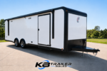 2026 InTech 28' Race Trailer Lite - Lightweight Aluminum Enclosed Car Hauler Ready to take to Track!- 39164-PP-STK