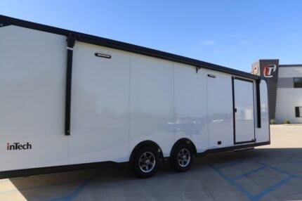2026 InTech 28' Race Trailer Lite - Lightweight Aluminum Enclosed Car Hauler Ready to take to Track!- 39164-PP-STK — photo 13