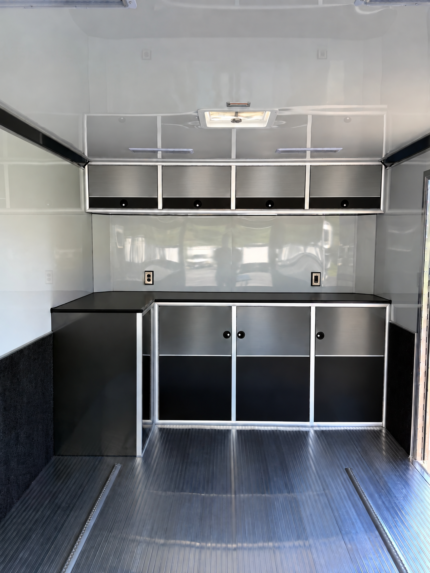 2027 inTech 28' Lite Aluminum Car Hauler | Custom Cabinets, Winch, Electric Jack & More — photo 18