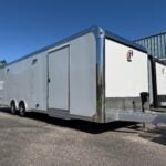 2027 inTech 28' Lite Aluminum Car Hauler | Custom Cabinets, Winch, Electric Jack & More