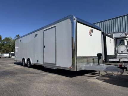2027 inTech 28' Lite Aluminum Car Hauler | Custom Cabinets, Winch, Electric Jack & More — photo 1