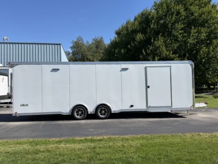 2027 inTech 28' Lite Aluminum Car Hauler | Custom Cabinets, Winch, Electric Jack & More — photo 8