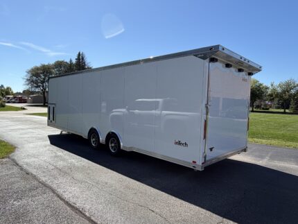 2027 inTech 28' Lite Aluminum Car Hauler | Custom Cabinets, Winch, Electric Jack & More — photo 20