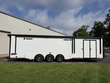 2027 34' Haulmark Edge Race Trailer, equipped with Turbo Package, Awnings, Stereo, Cabinets & More — photo 7