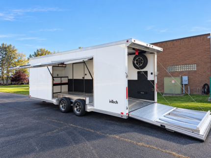 2027 inTech 24' Lite Aluminum Race Trailer w/ Escape Door — photo 2